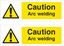 Picture of Caution Arc welding Decals / Stickers