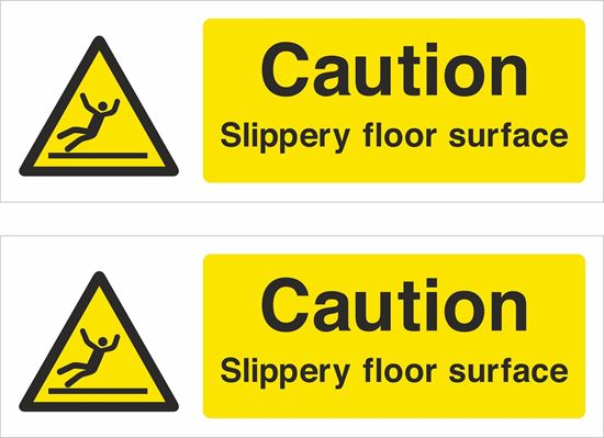 Picture of Slippery floor surface Decals / Stickers