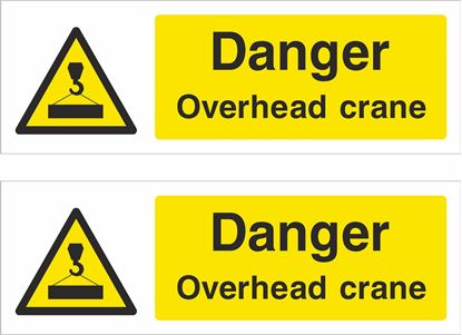 Picture of Overhead crane Decals / Stickers