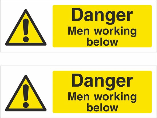 Picture of Men working below Decals / Stickers