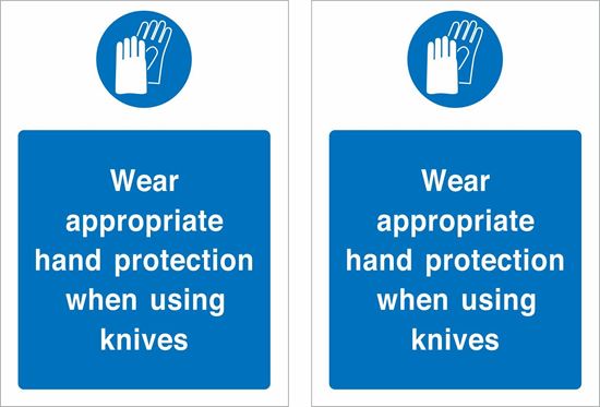 Picture of Use appropriate hand protection... Decals / Stickers