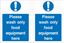 Picture of Please wash only food equipment here  Decals / Stickers