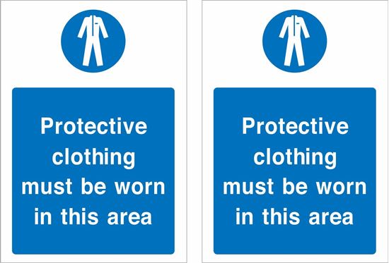 Picture of Protective clothing must be worn in this area
