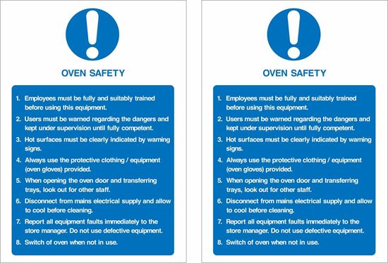 Picture of Oven safety... Decals / Stickers