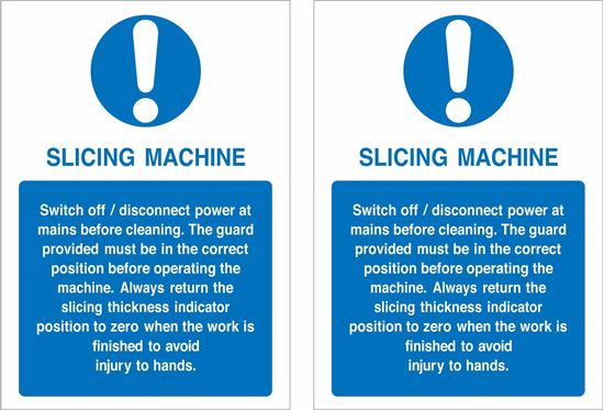 Picture of Slicing machine... Decals / Stickers