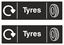 Picture of Tyres Decals / Stickers