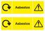 Picture of Asbestos Decals / Stickers