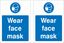 Picture of Wear face mask Decals / Stickers