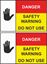 Picture of GAS Danger Safety Warning Labels / Stickers