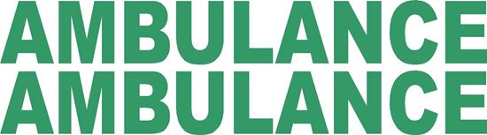 Picture of Ambulance Decals / Stickers