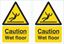 Picture of Caution wet floor Decals / Stickers
