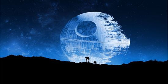 Picture of Death Star Vinyl Wrap Sheet