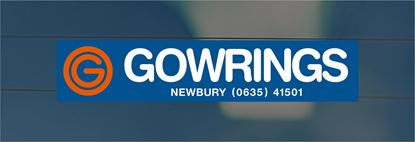 Picture of Gowrings  - Newbury Dealer rear glass Sticker