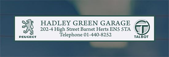 Picture of Hadley Green Garage  - Herts Dealer rear glass Sticker