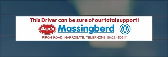 Picture of Massingberd - Harrogate Dealer rear glass Sticker
