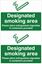 Picture of Designated Smoking Area Decals / Stickers