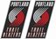 Picture of Portland Trial Blazers Decals / Stickers