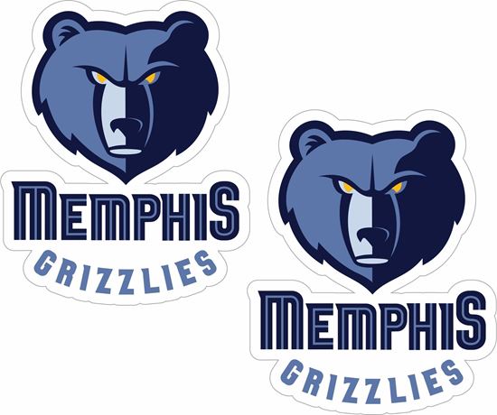 Picture of Memphis Grizzlies Stickers / Decals