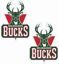 Picture of Milwaukee Bucks Stickers / Decals