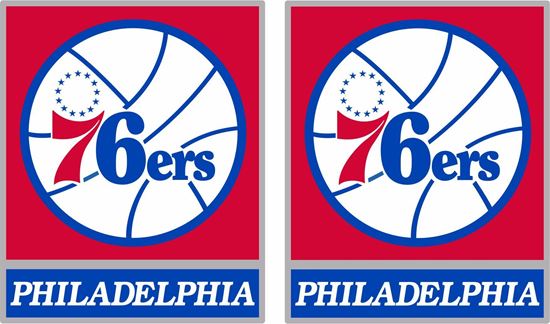 Picture of Philadelphia 76ers Decals / Stickers