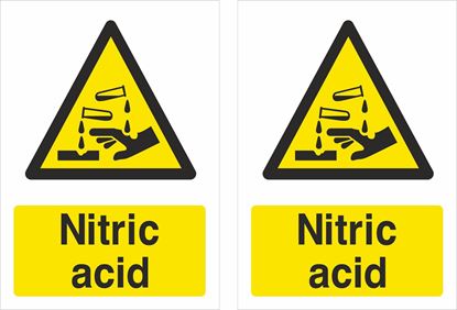 Picture of Nitric acid Decals / Stickers