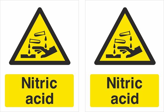 Picture of Nitric acid Decals / Stickers