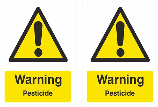 Picture of Warning Pesticide Decals / Stickers