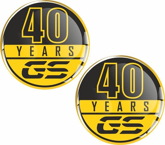 Picture of 40 Years GS 50mm Gel Badges