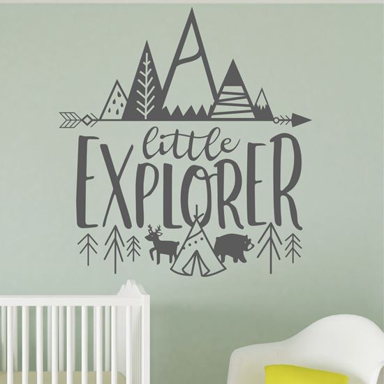 Picture of "Little Explorer" Wall Art sticker