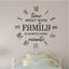 Picture of "Time spent with family..."  Wall Art sticker