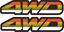 Picture of 4WD Decals / Stickers
