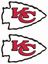 Picture of Kansas Chiefs Stickers / Decals