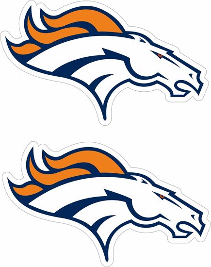 Picture of Denver Broncos Decals / Stickers