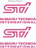 Picture of Impreza STi version 5 fog cover Decals / Stickers PICK COLOUR