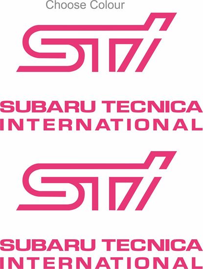 Picture of Impreza STi version 5 fog cover Decals / Stickers PICK COLOUR