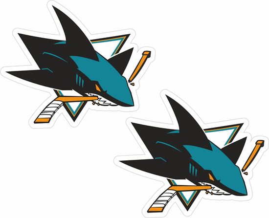 Picture of San Jose Sharks Decals / Stickers