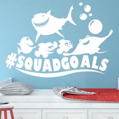 Picture of "Squad Goals" Wall Art sticker