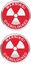 Picture of Warning overclocked Gel Badges