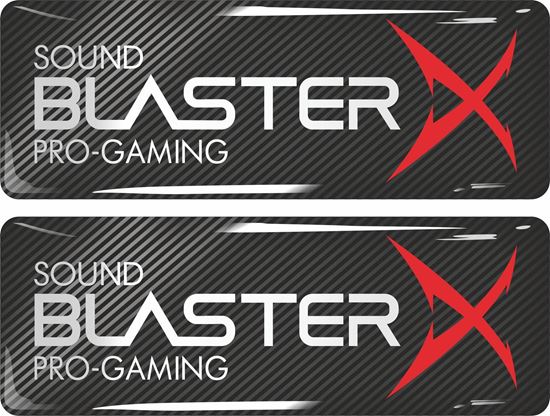 Picture of Sound Blaster X Gel Badges