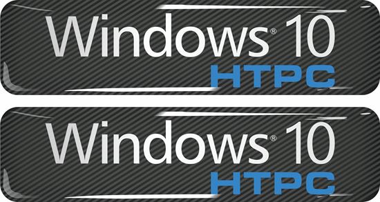 Picture of Windows 10 HTPC Gel Badges