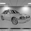 Picture of Ford Escort Series 2 RS Turbo Wall Art sticker
