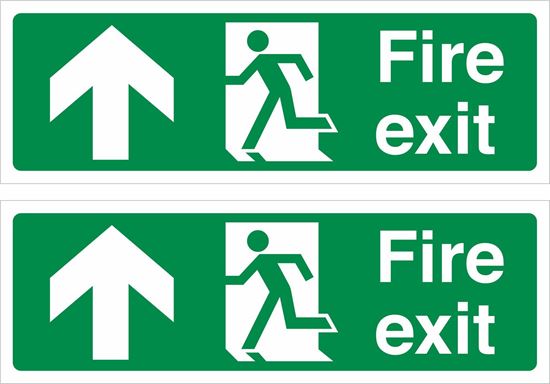 Picture of Fire Exit Decals / Stickers