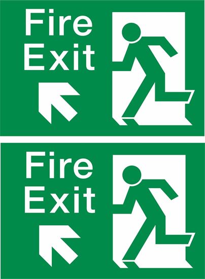 Picture of Fire Exit Decals / Stickers