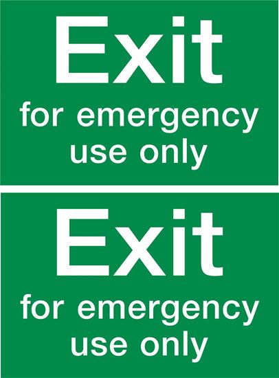 Picture of Exit Decals / Stickers