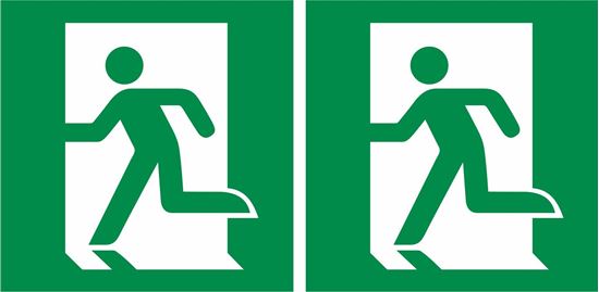 Picture of Exit Decals / Stickers