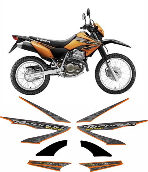 Picture of Honda XR 250 Tornado 2008 replacement Decals / Stickers