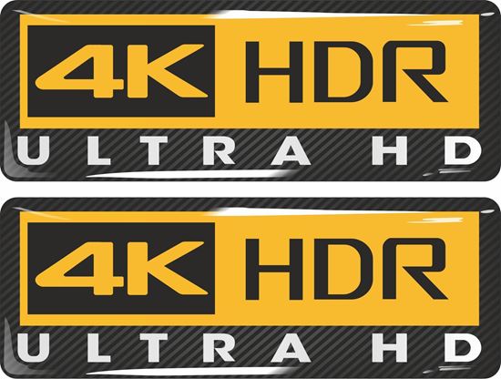 Picture of 4K HDR Ultra HD Gel Badges