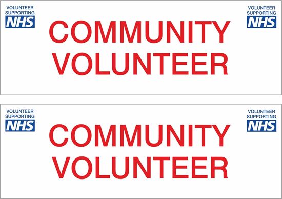 Picture of NHS Community Volunteer Decals / Stickers