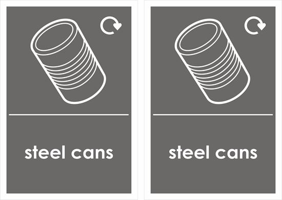 Picture of Steel Cans Decals / Stickers