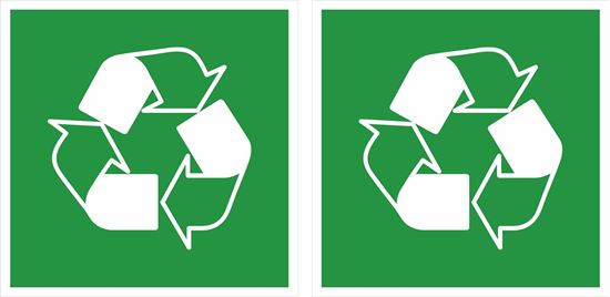 Picture of Recycling Decals / Stickers